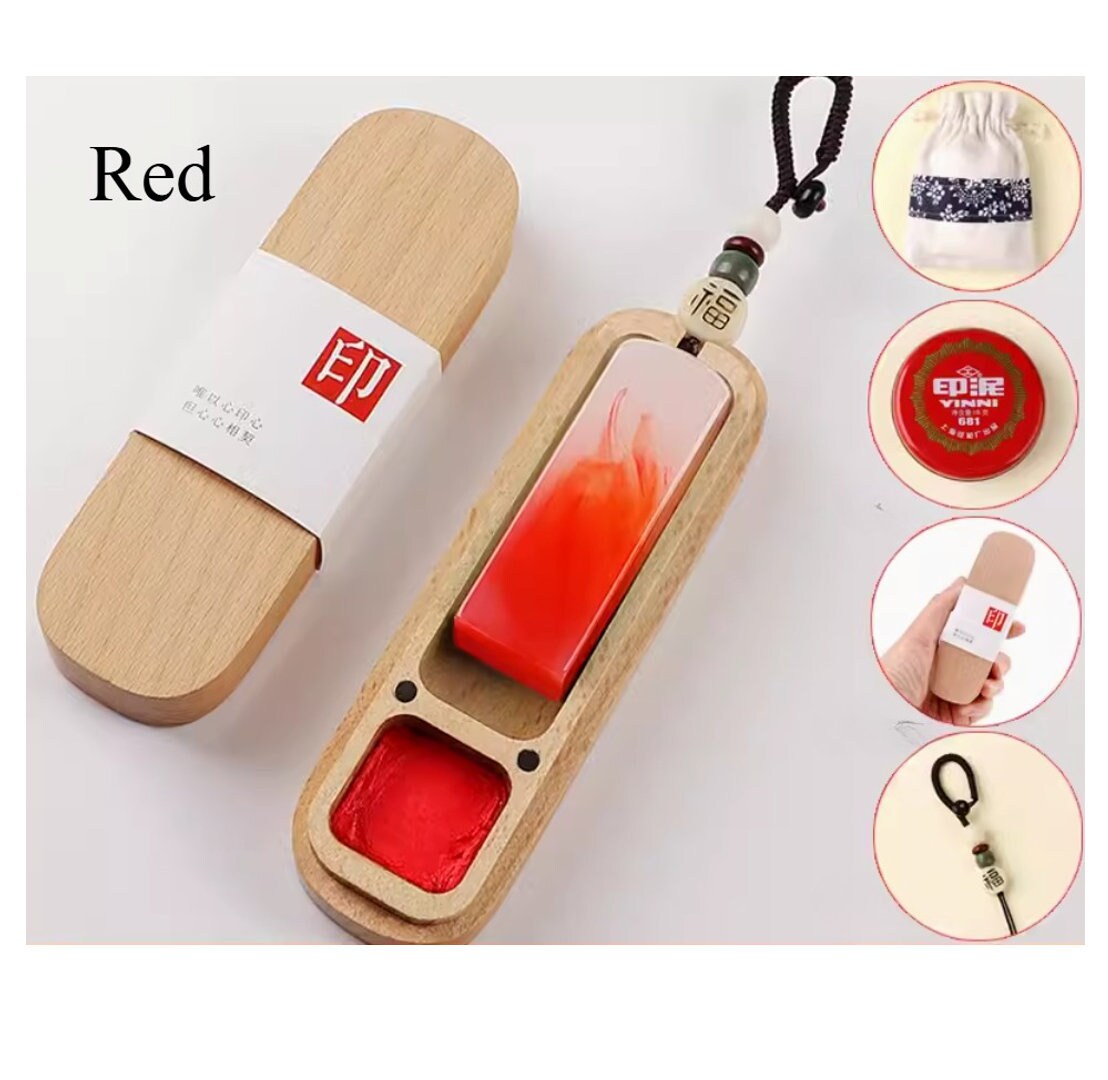 Custom Made Chinese Name Seal Stamp - Engraved with Your Name